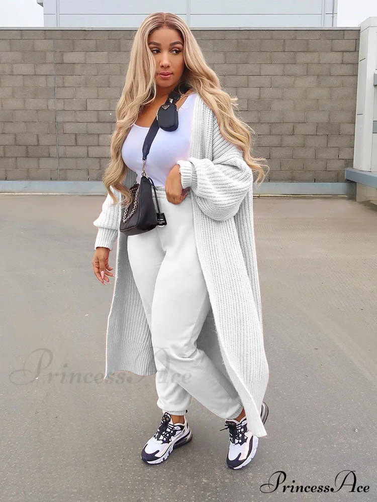 Casual Solid Graceful color Cardigan - Image 5