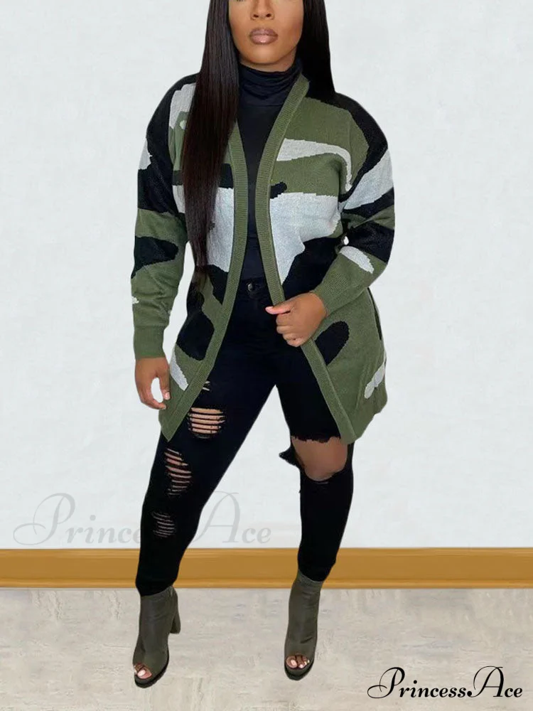Camouflage Active Cardigan - Image 4