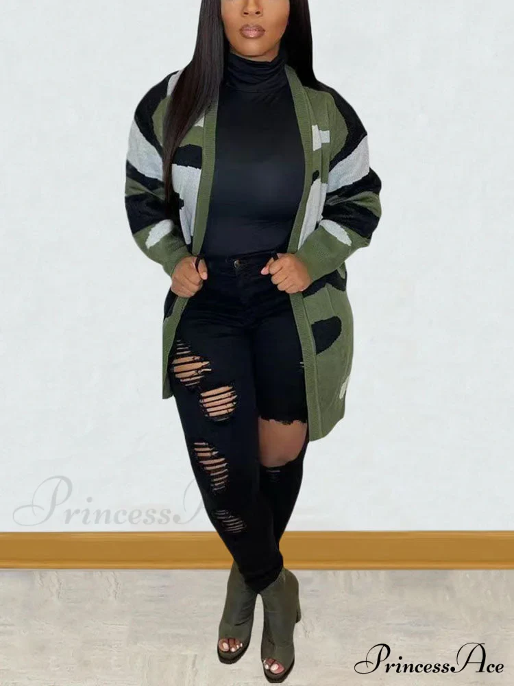 Camouflage Active Cardigan - Image 5