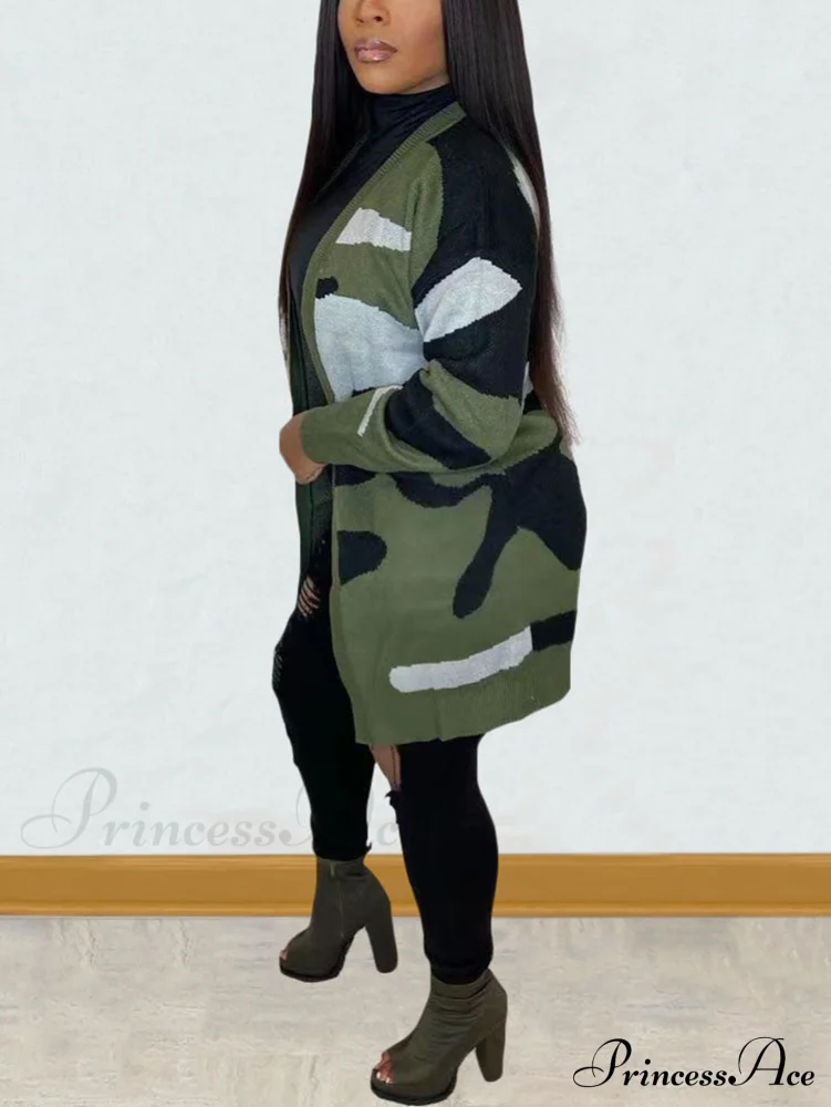 Camouflage Active Cardigan - Image 6