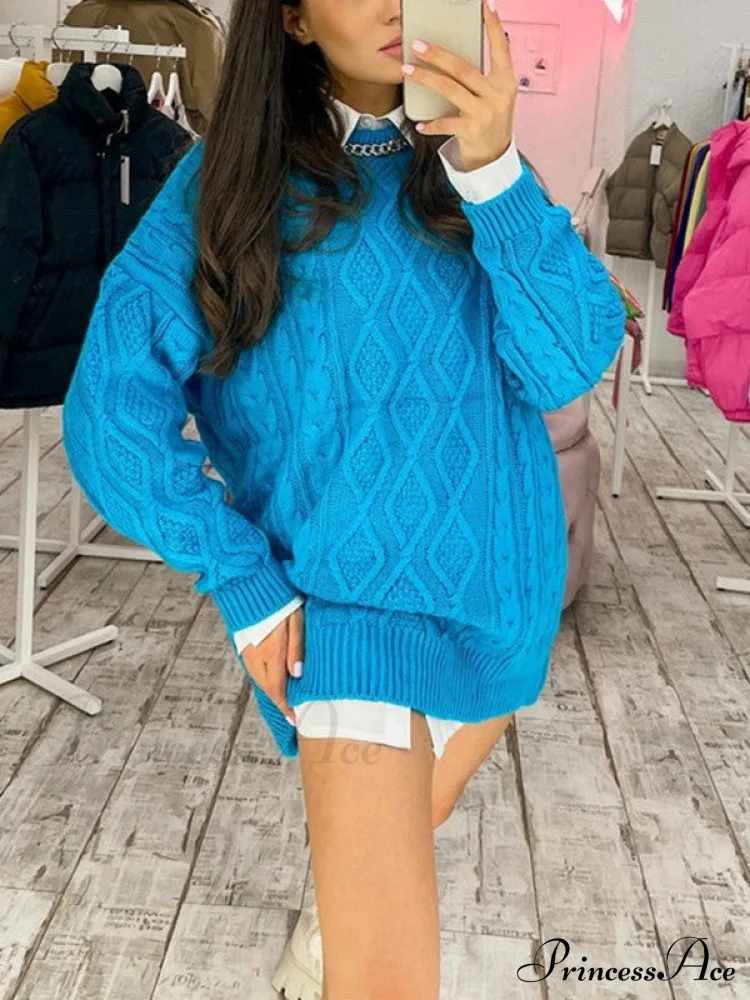 Cozy Simple Knit Sweater - Image 14