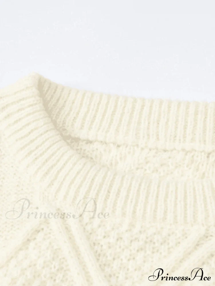 Cable Knit Graceful Crop Cami Top - Image 6