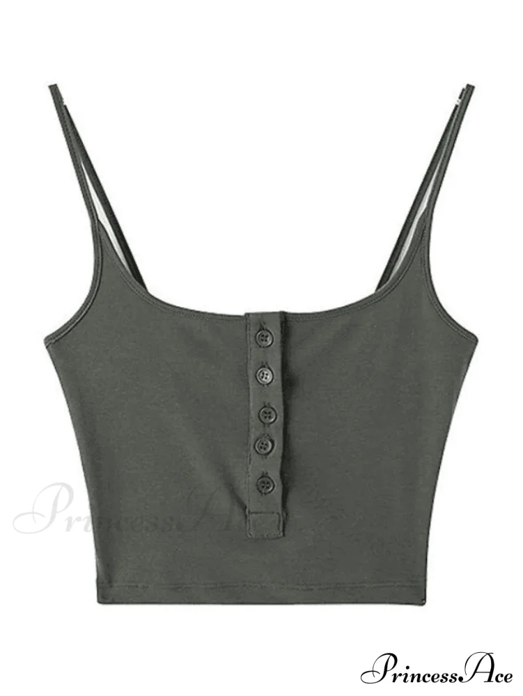 Button Front Graceful Corset Top - Image 9