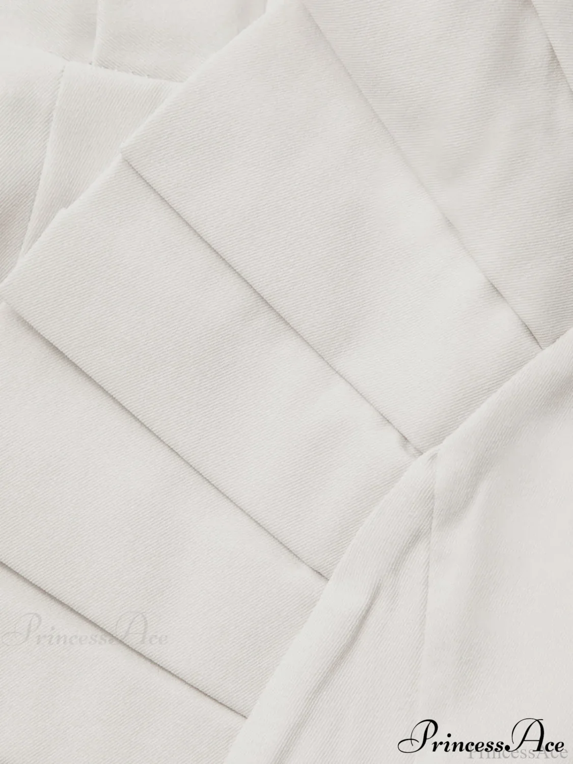 Asymmetric Pleated Graceful Zip Shorts - Image 4