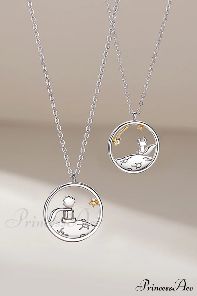 Little Prince & Fox Couple Necklace - Image 5