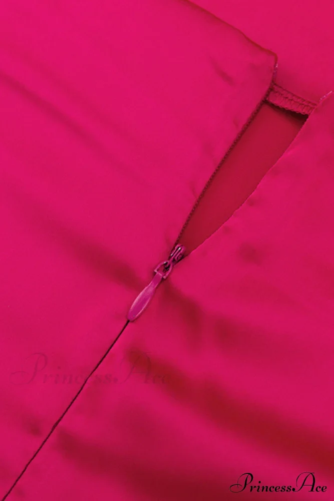 Satin Tie-back Criss-cross Cami Dress with Rose Pattern - Image 5