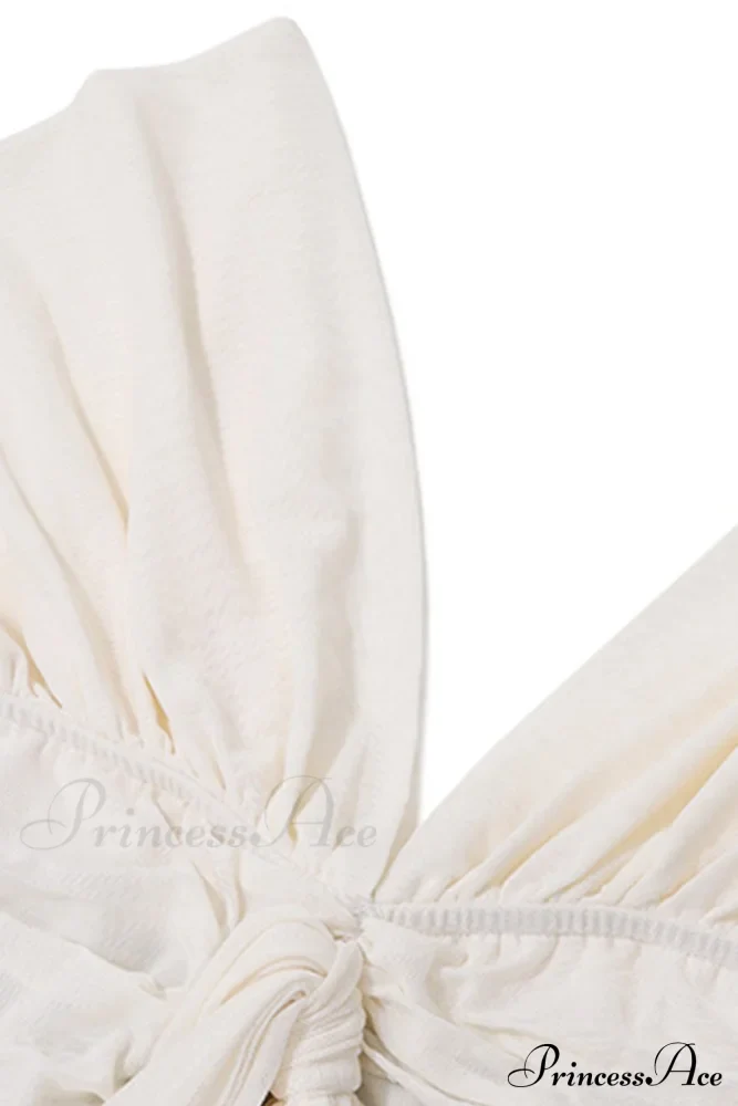 Off Shoulder Corset Dress with Bow - Image 10