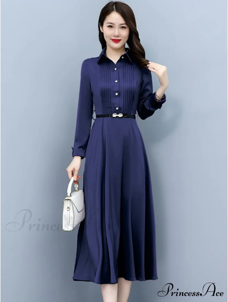 Elegant Long Sleeve Maxi Dress