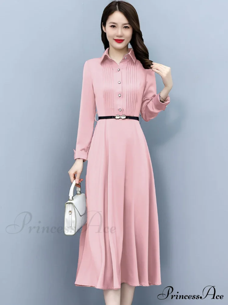 Elegant Long Sleeve Maxi Dress - Image 5