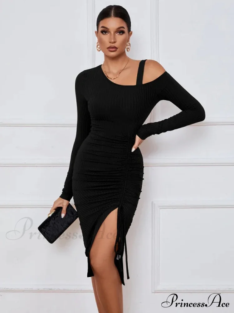 LONG SLEEVE SEXY DRESS - Image 6
