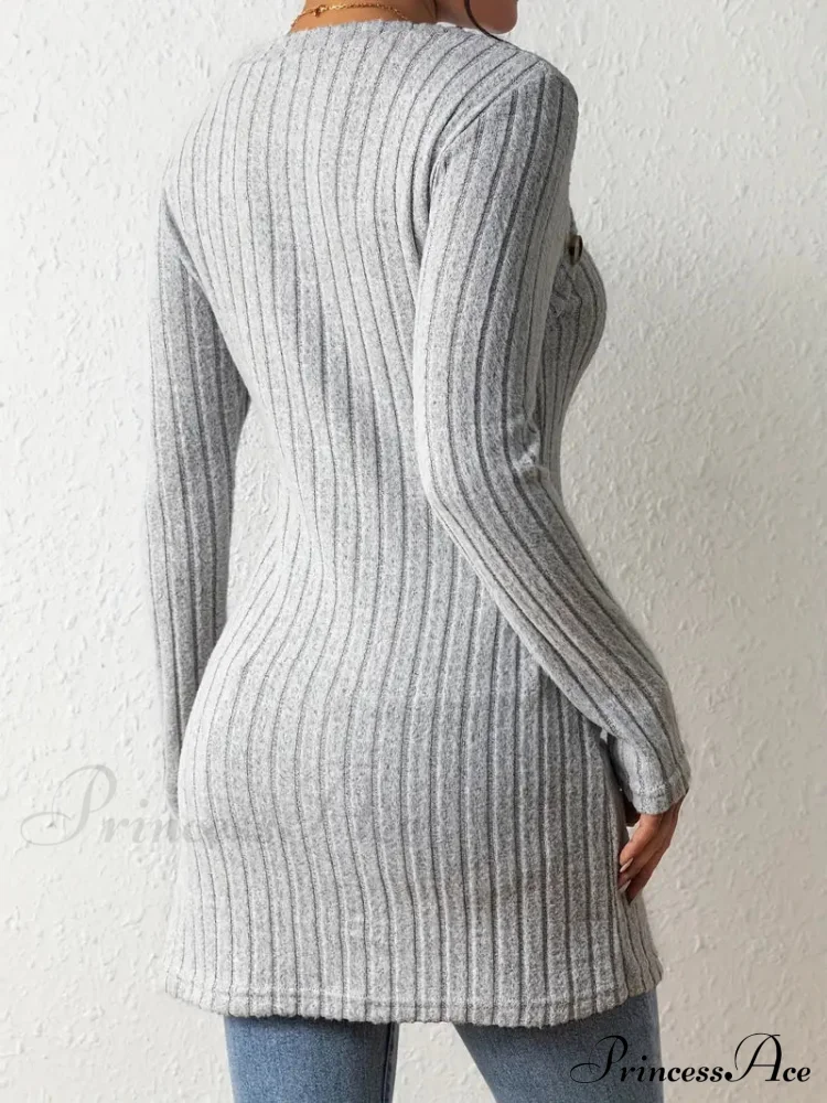 Elegant Soft Stylish Lightweight Versatile Cozy Chic Comfortable Knit Top - Image 12