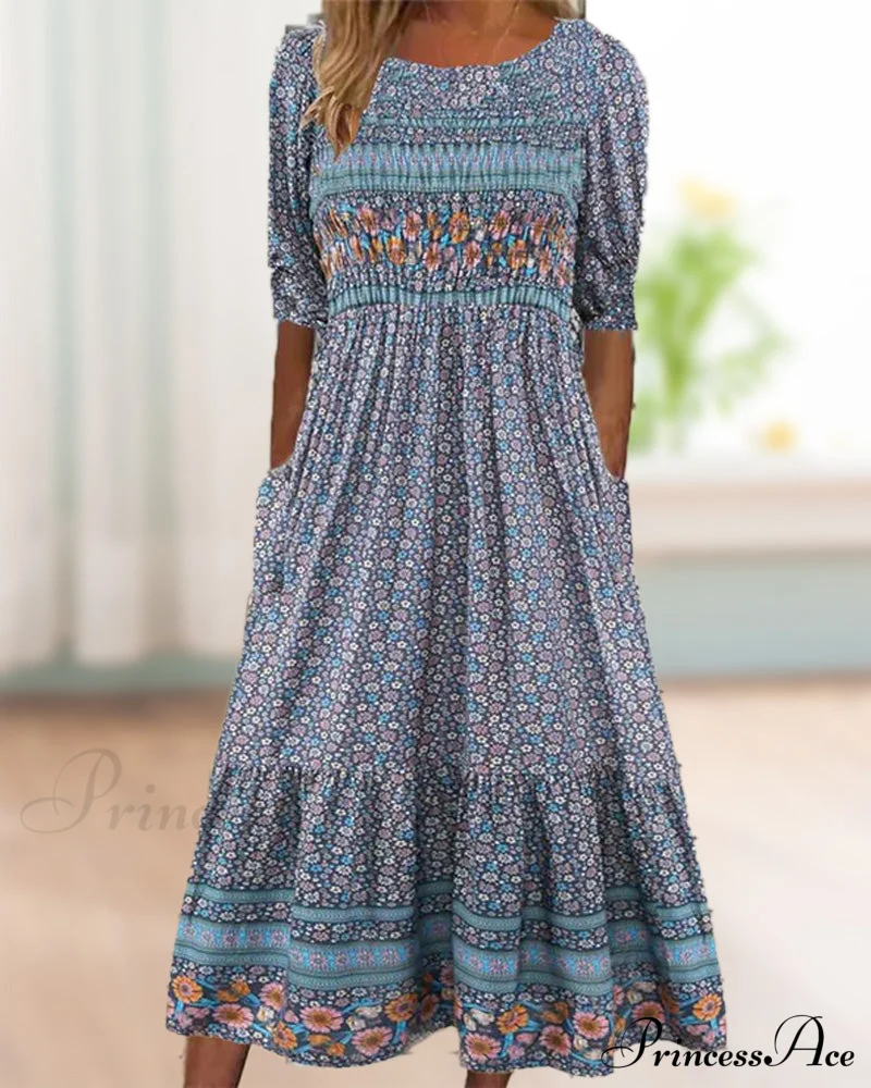 Pocket floral dress - Image 2