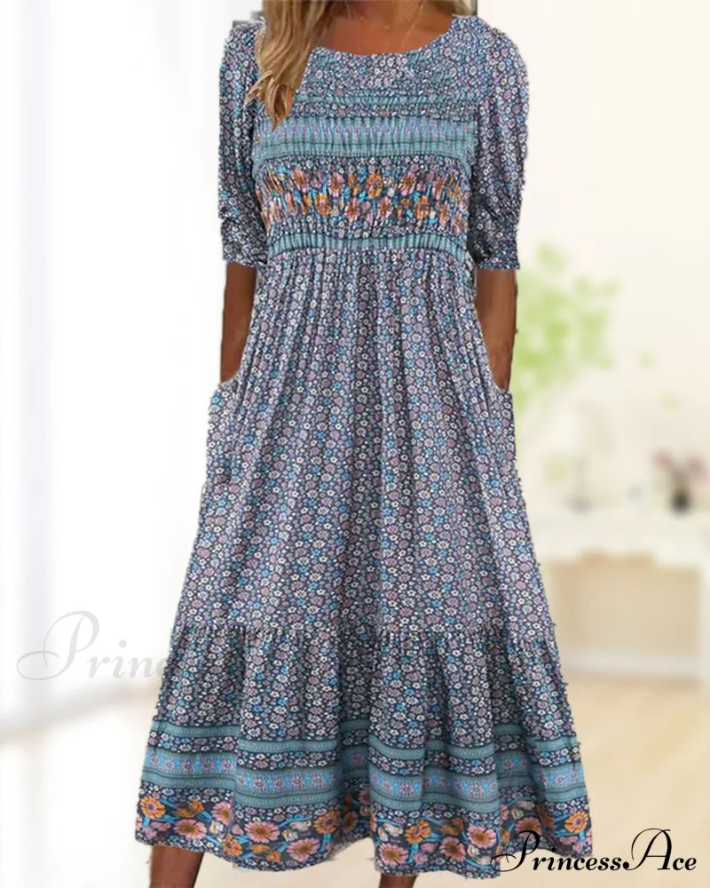 Pocket floral dress - Image 3