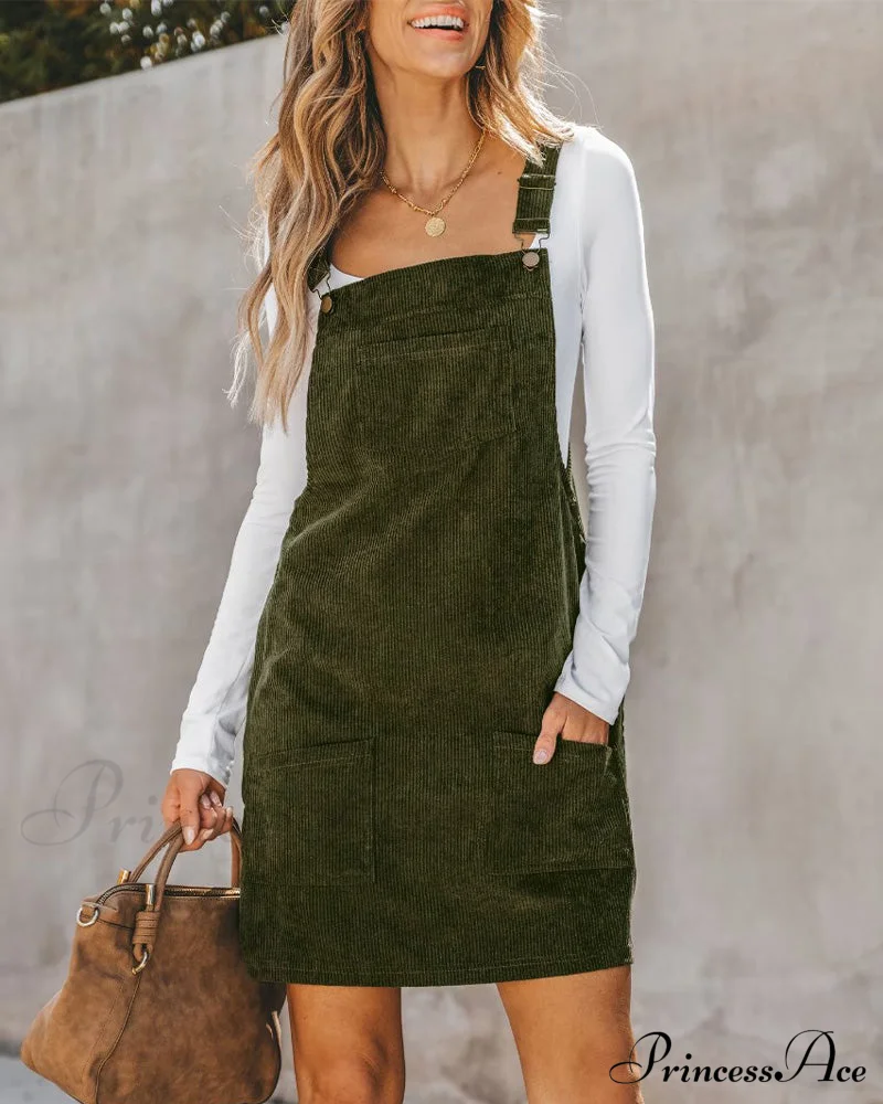Pocket Shift dress - Solid color - Image 6