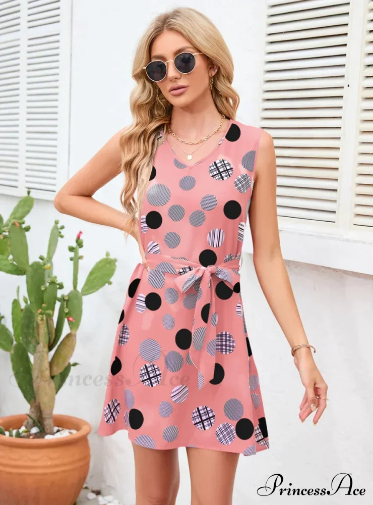 Vintage Polka-Dot Party Dress - Image 5