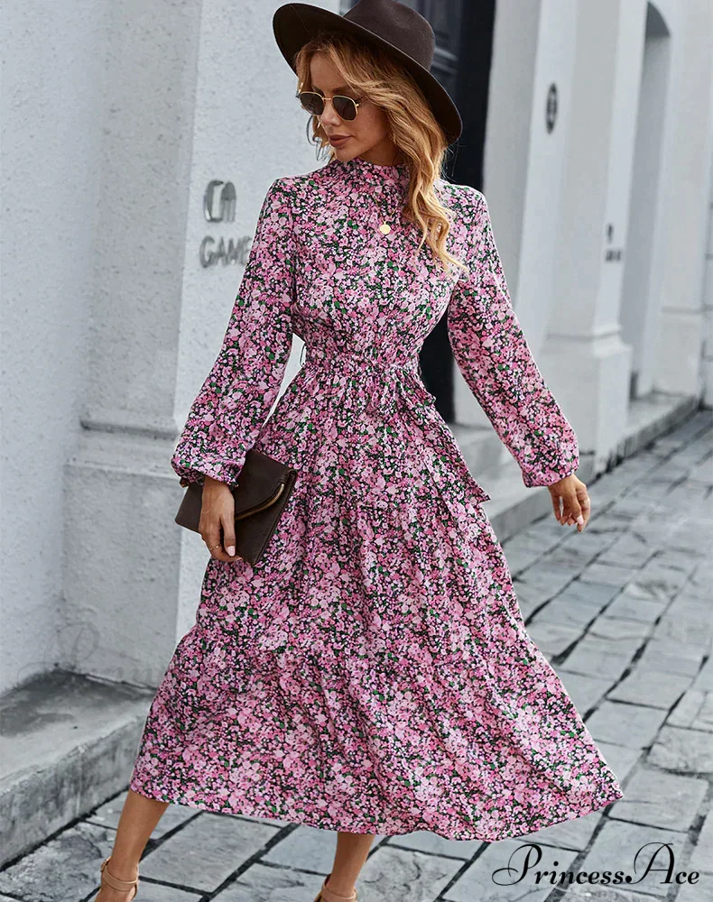 Bohemian Casual Dress with Print - Image 3