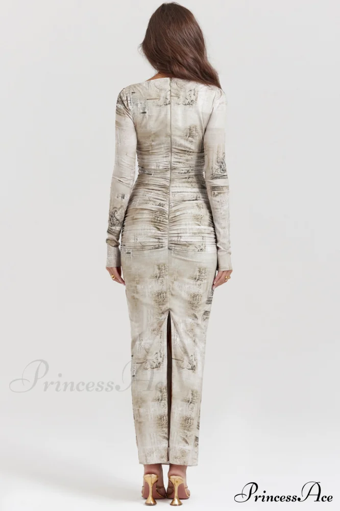Lanetta Feminine Stylish Printed Maxi Dress - Image 5