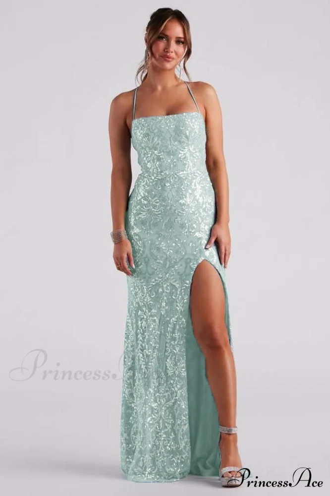 Formal Stylish Sequin Mermaid Dress - Image 7
