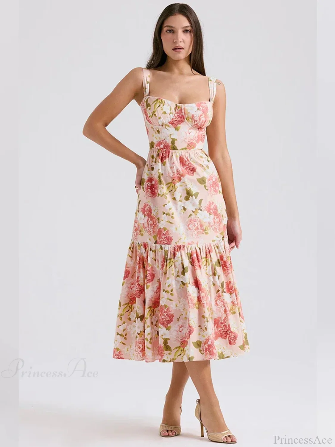 Print Bodycon A-line Vacation Dress - Image 7