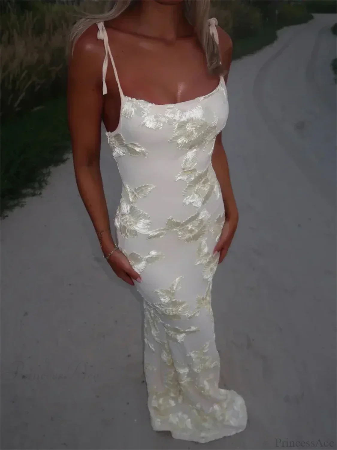 Printed Bandage Ruffled Mini Dress - Image 8
