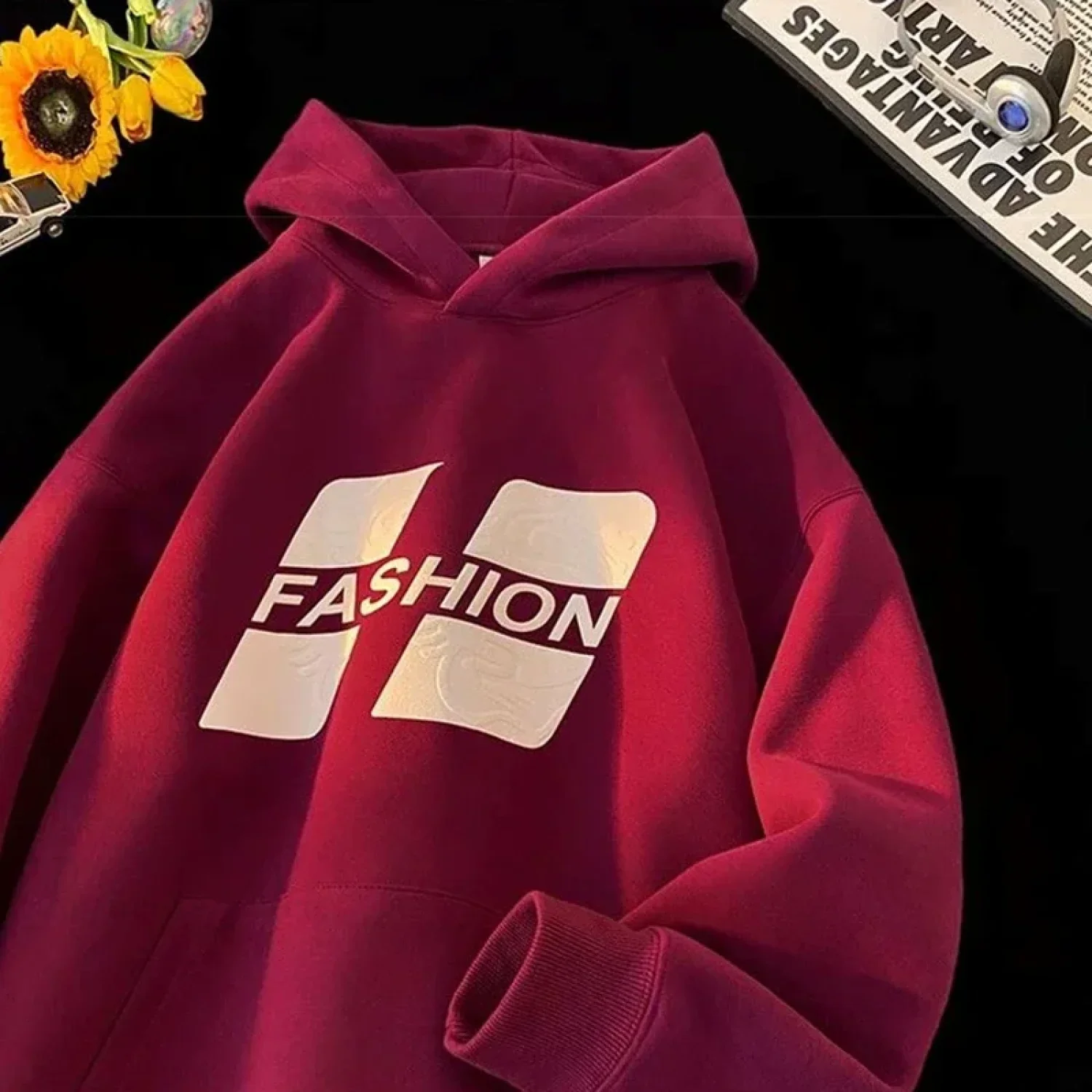 Printed Hip-Hop Street Hoodie - Image 6