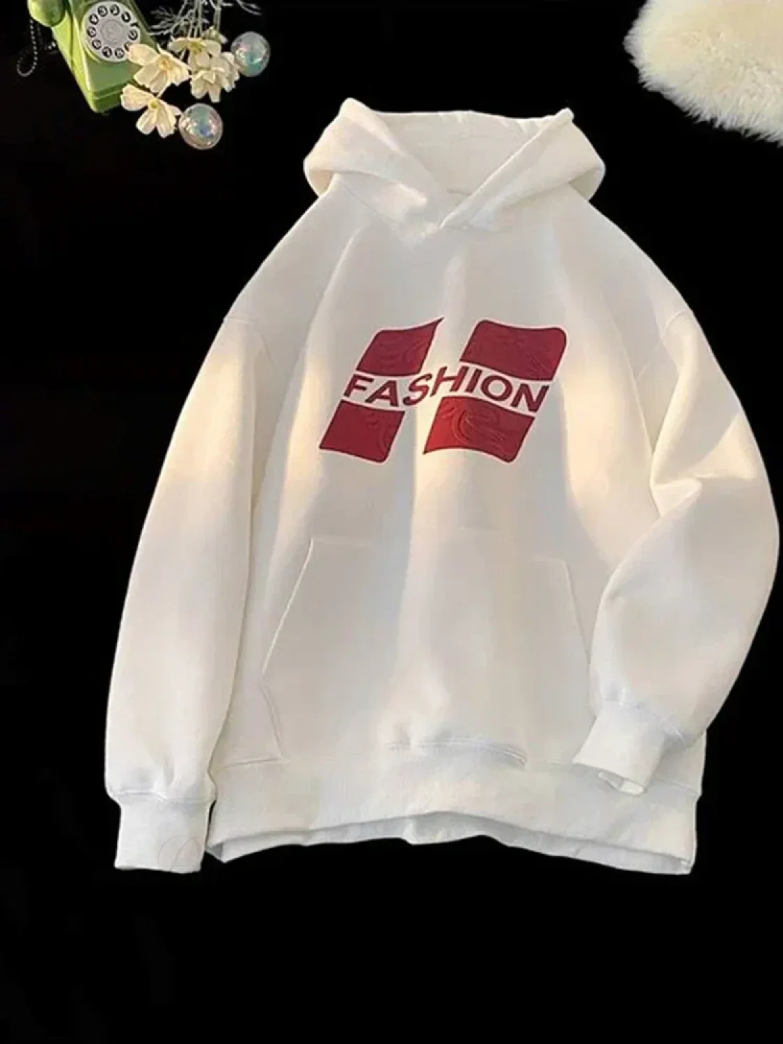 Printed Hip-Hop Street Hoodie - Image 8