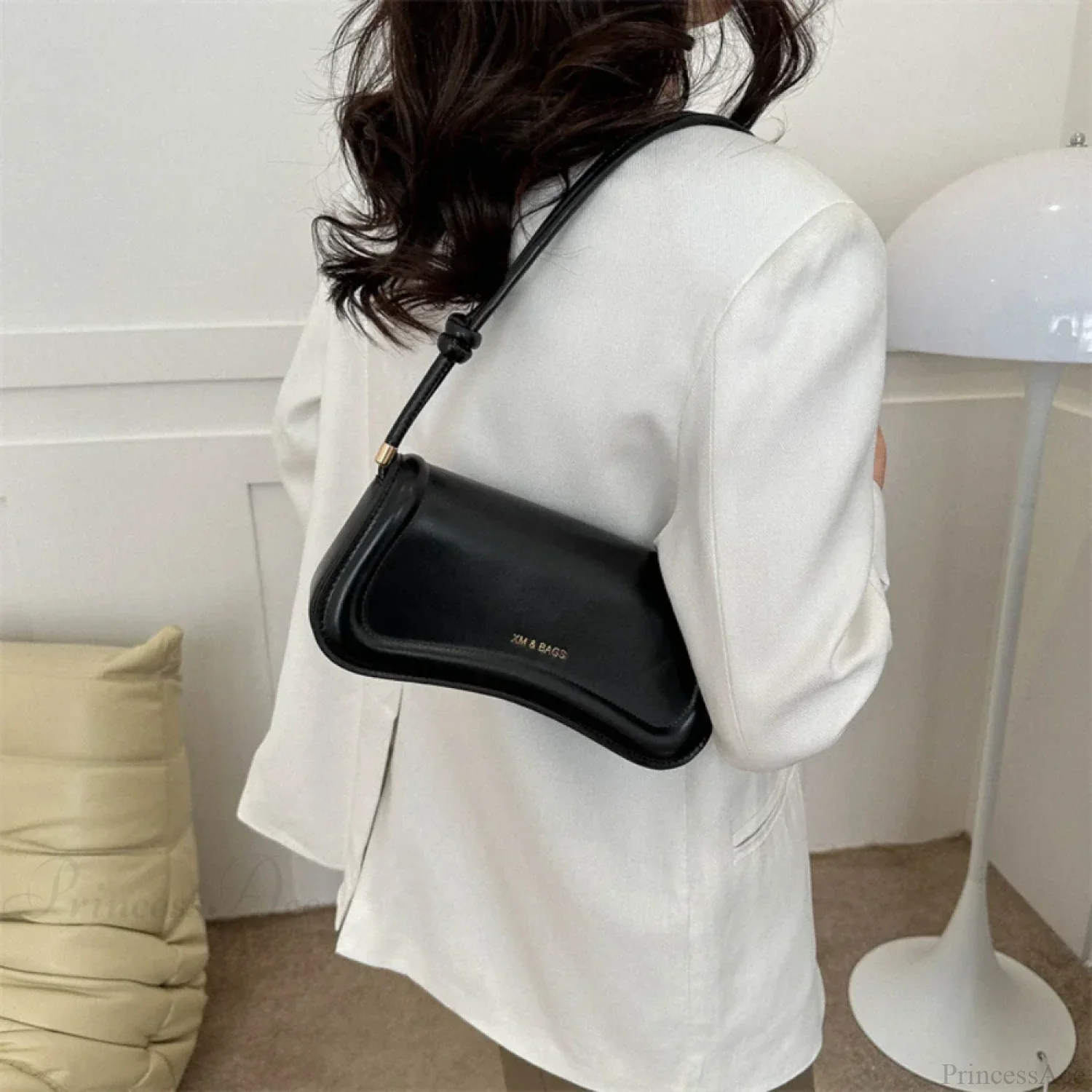PU Leather Underarm Shoulder Crossbody Bag - Image 4