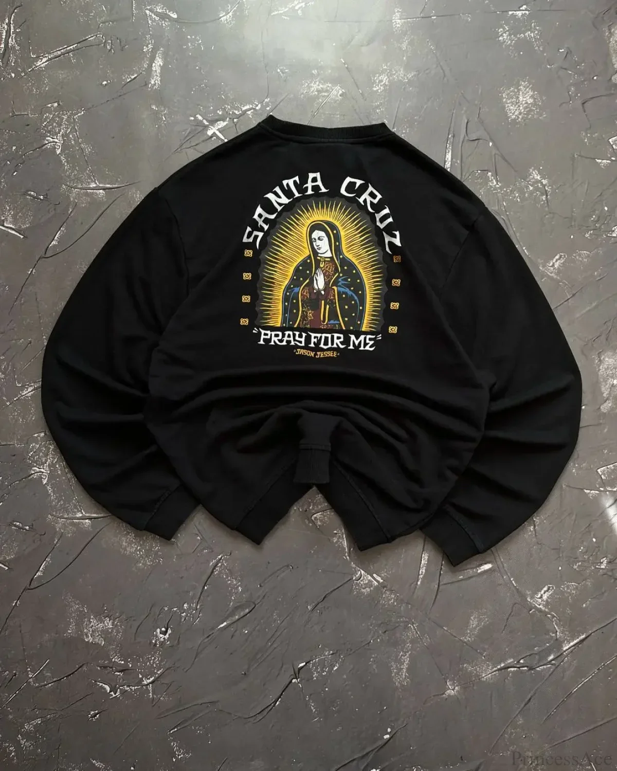 Punk Style Vintage Loose Sweatshirt - Image 2