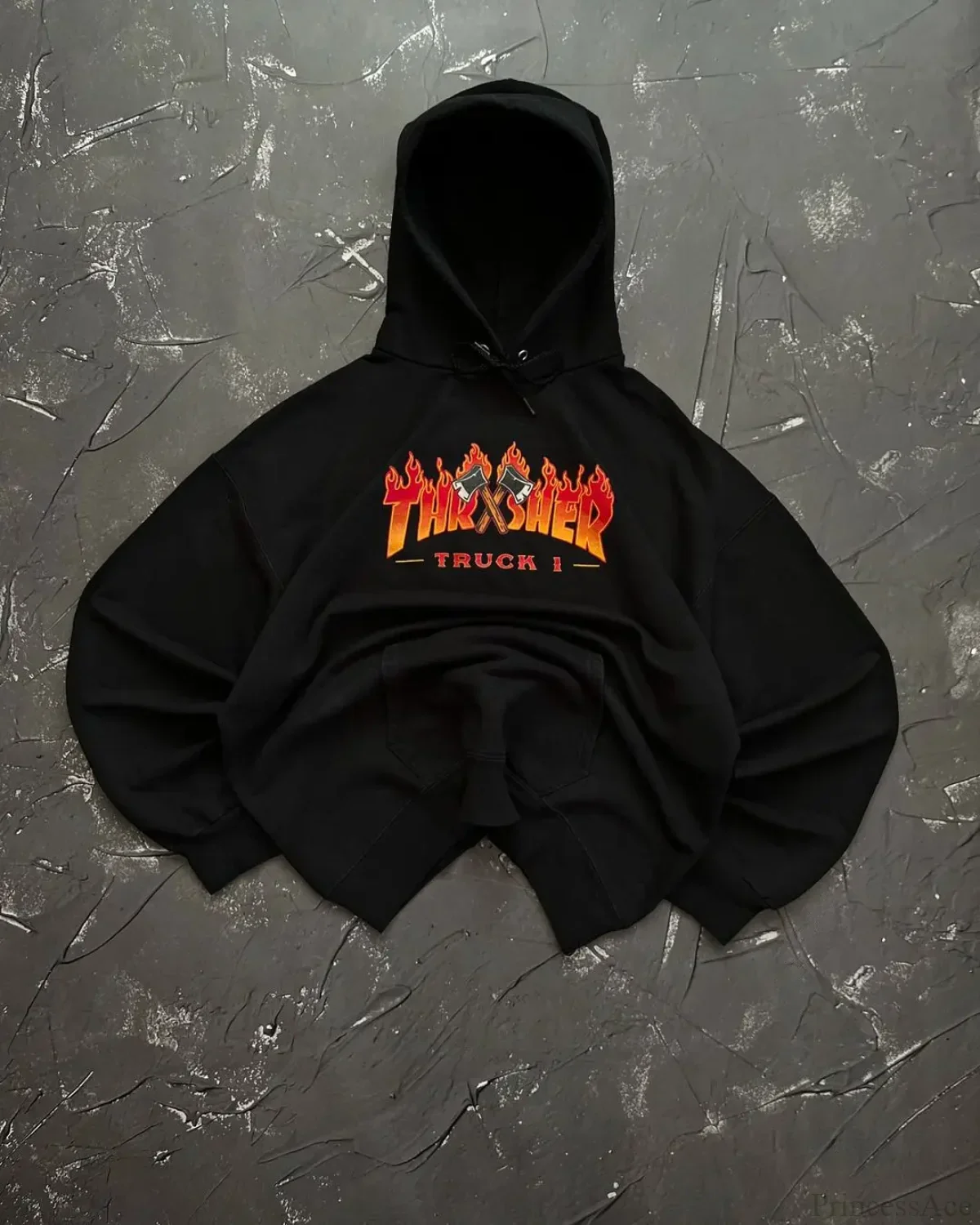 Punk Style Vintage Loose Sweatshirt - Image 7