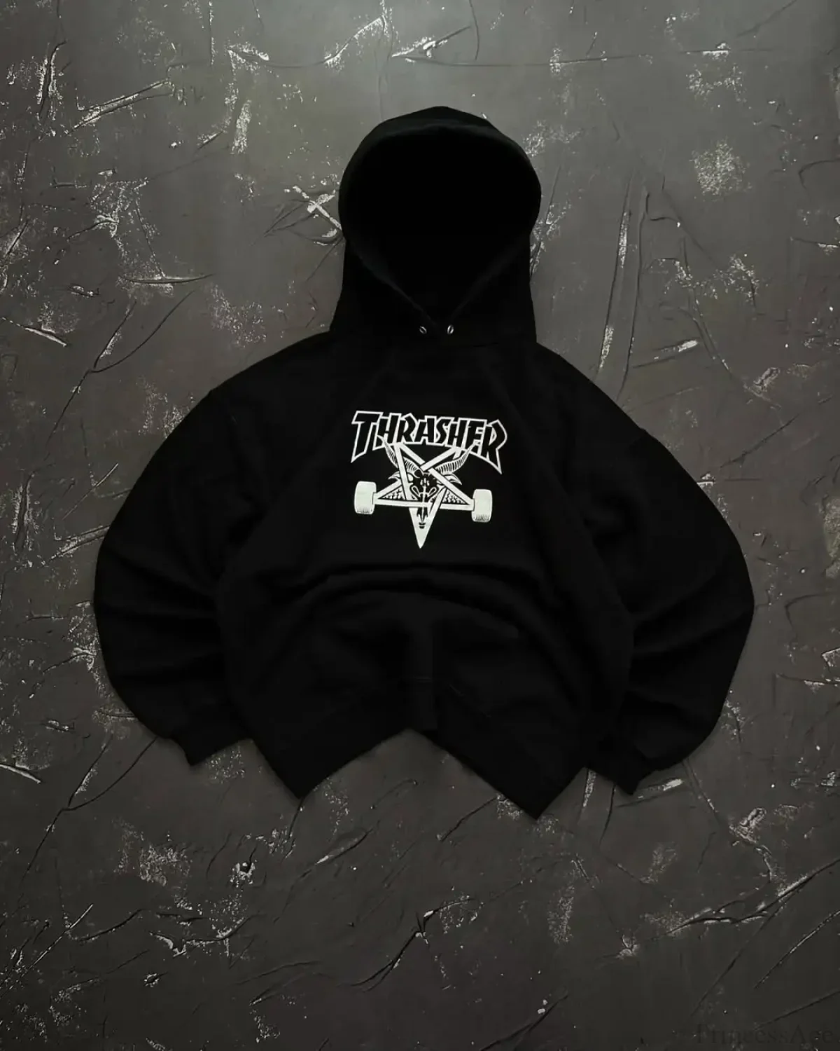 Punk Style Vintage Loose Sweatshirt - Image 8