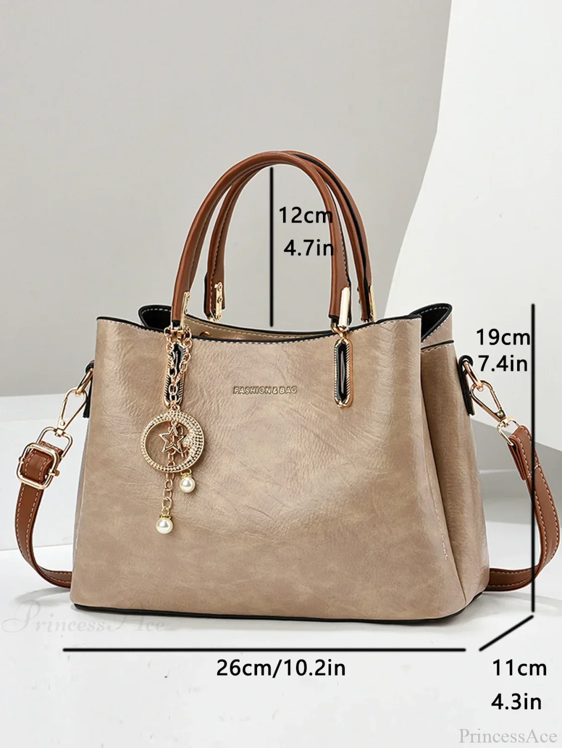 Pure Color Simple Senior Women's Crossbody Handbag - Image 3