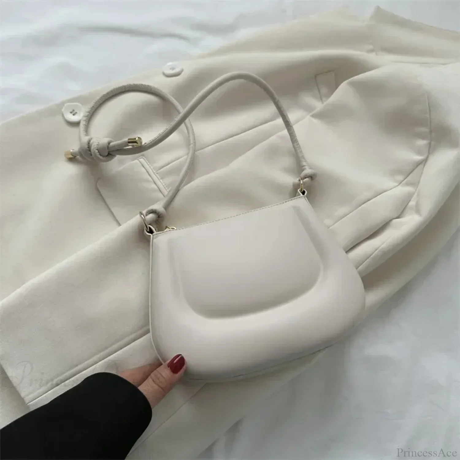 Purple Retro PU Leather Crossbody Shoulder Bag - Image 8