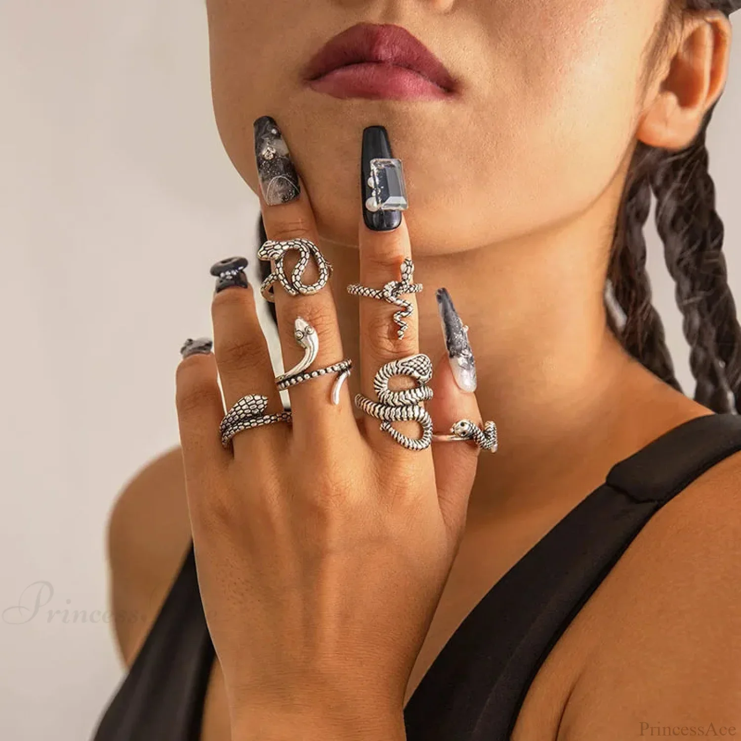 Rebel Bones Arachnid Dark Ring - Image 2
