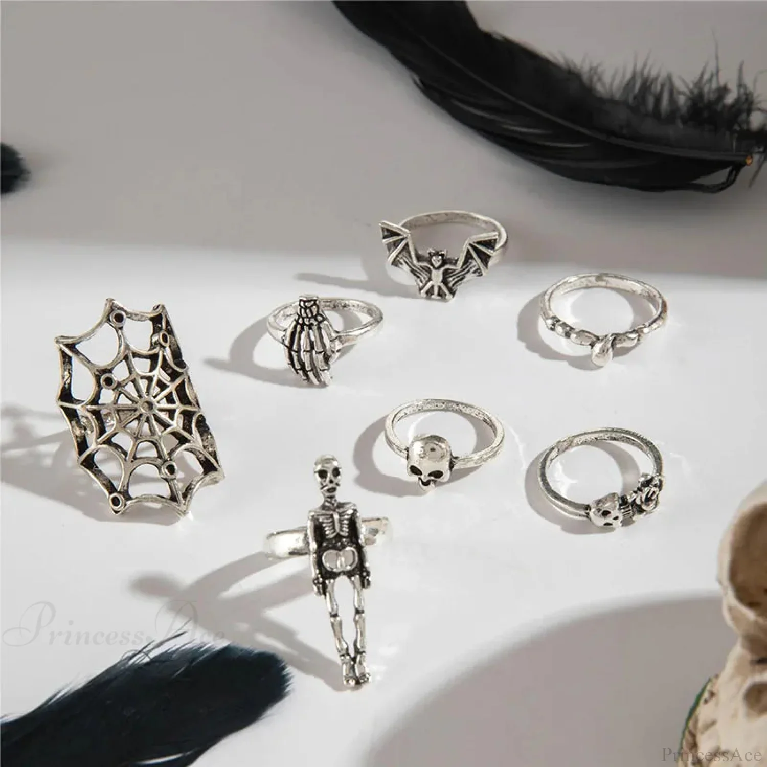 Rebel Bones Arachnid Dark Ring - Image 4