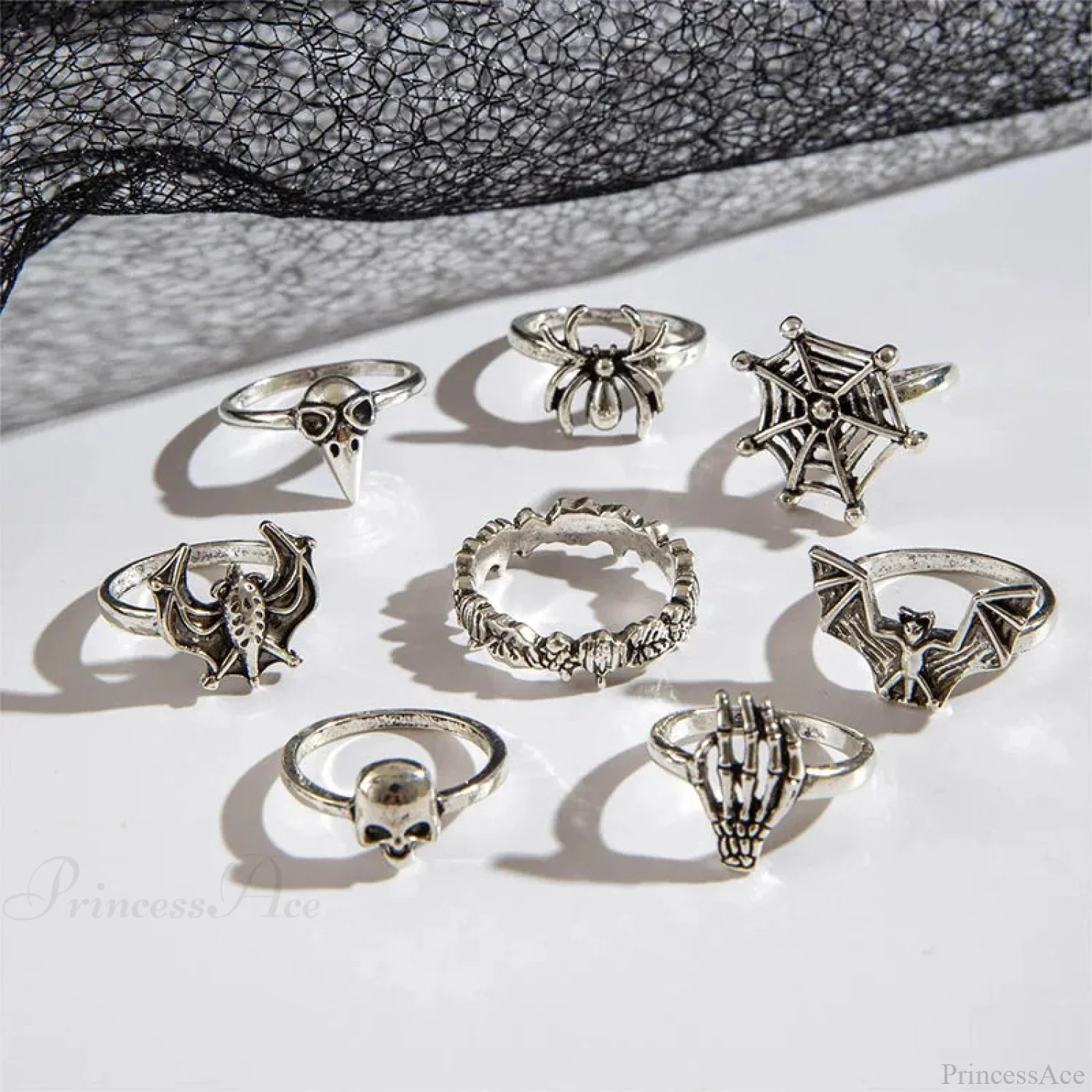 Rebel Bones Arachnid Dark Ring - Image 5