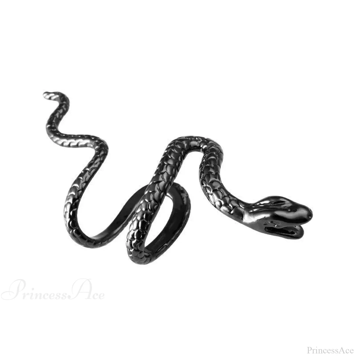 Rebel Dark Serpent False Cartilage Clip Earring - Image 4