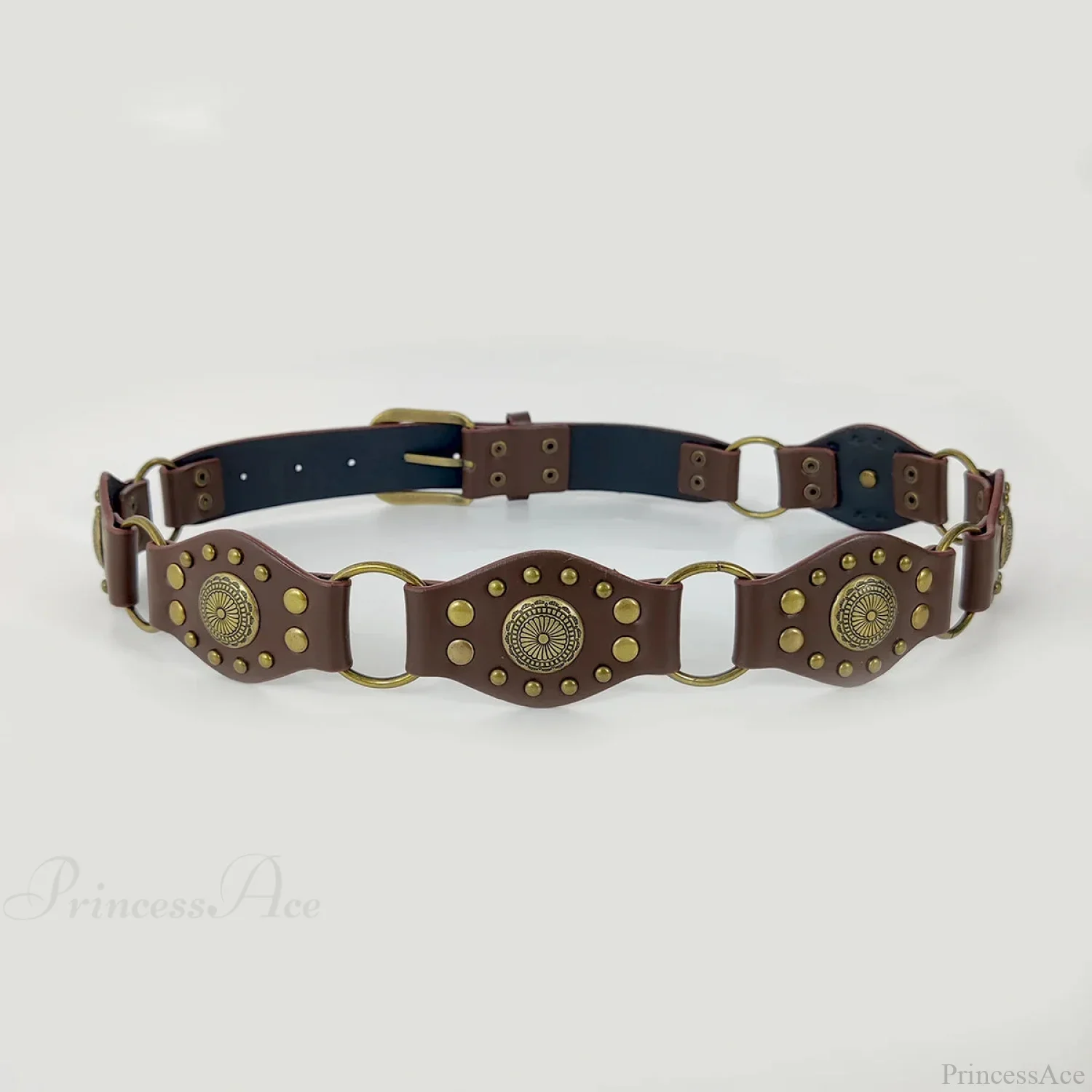 Rebellious Dark Metal Antique Corset Belt - Image 4