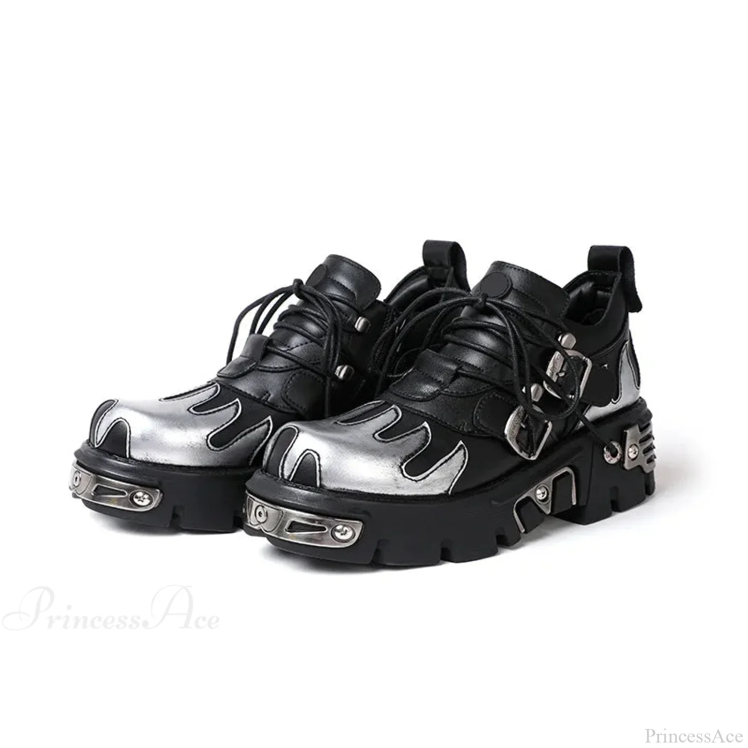 Rebellious Dark Motorcycle Elevated Sneaker - Image 5
