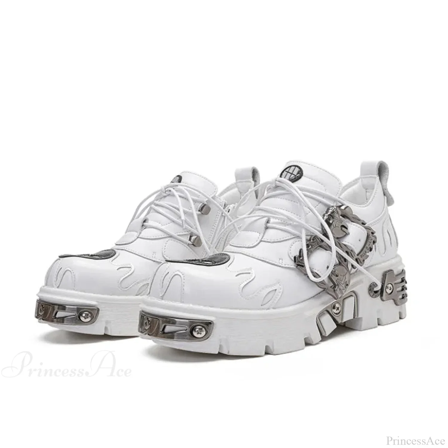 Rebellious Dark Motorcycle Elevated Sneaker - Image 6