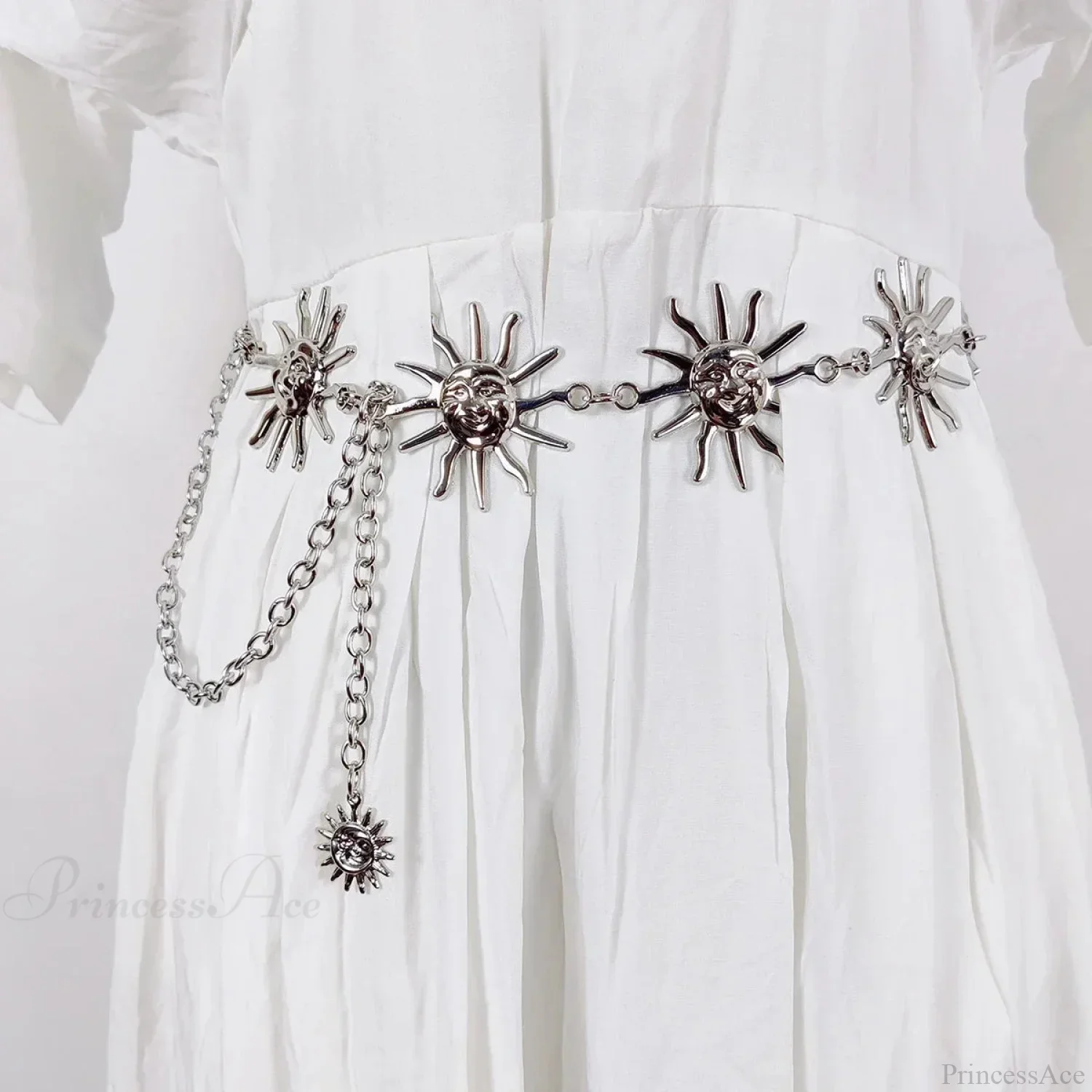 Rebellious Dark Urban Layered Waist Chain Belt - Image 10