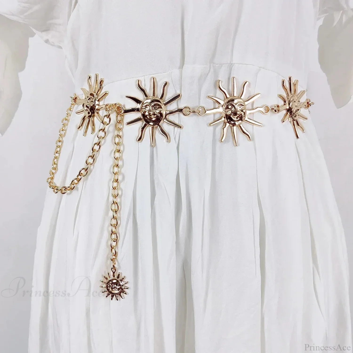 Rebellious Dark Urban Layered Waist Chain Belt - Image 2