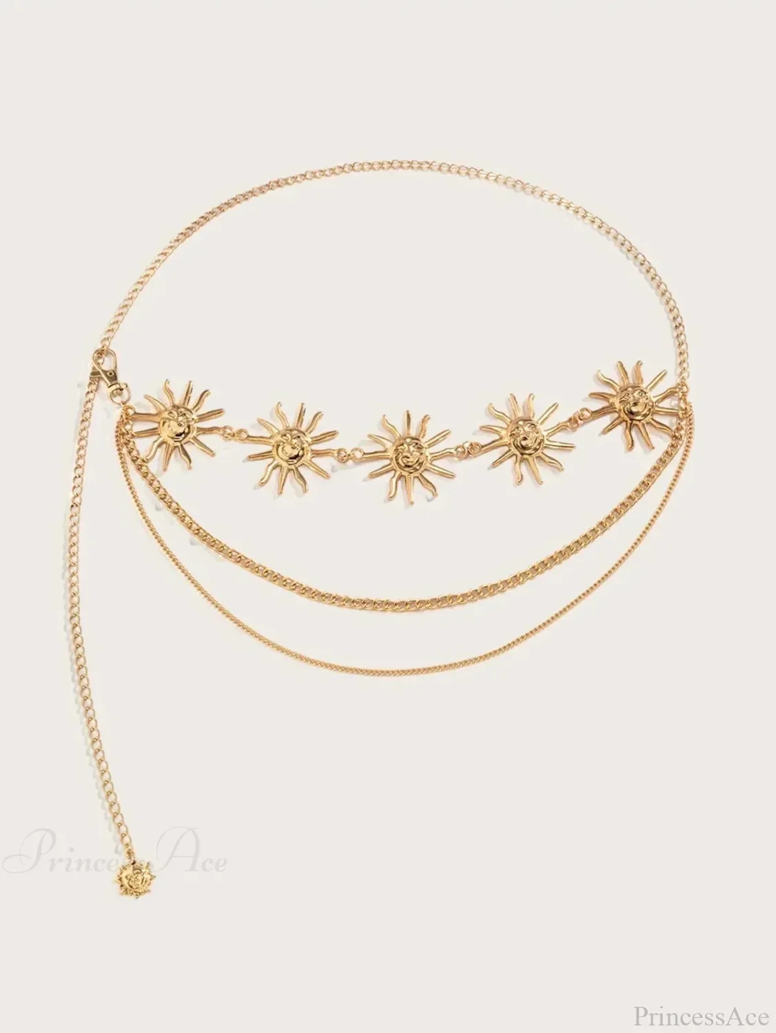 Rebellious Dark Urban Layered Waist Chain Belt - Image 4