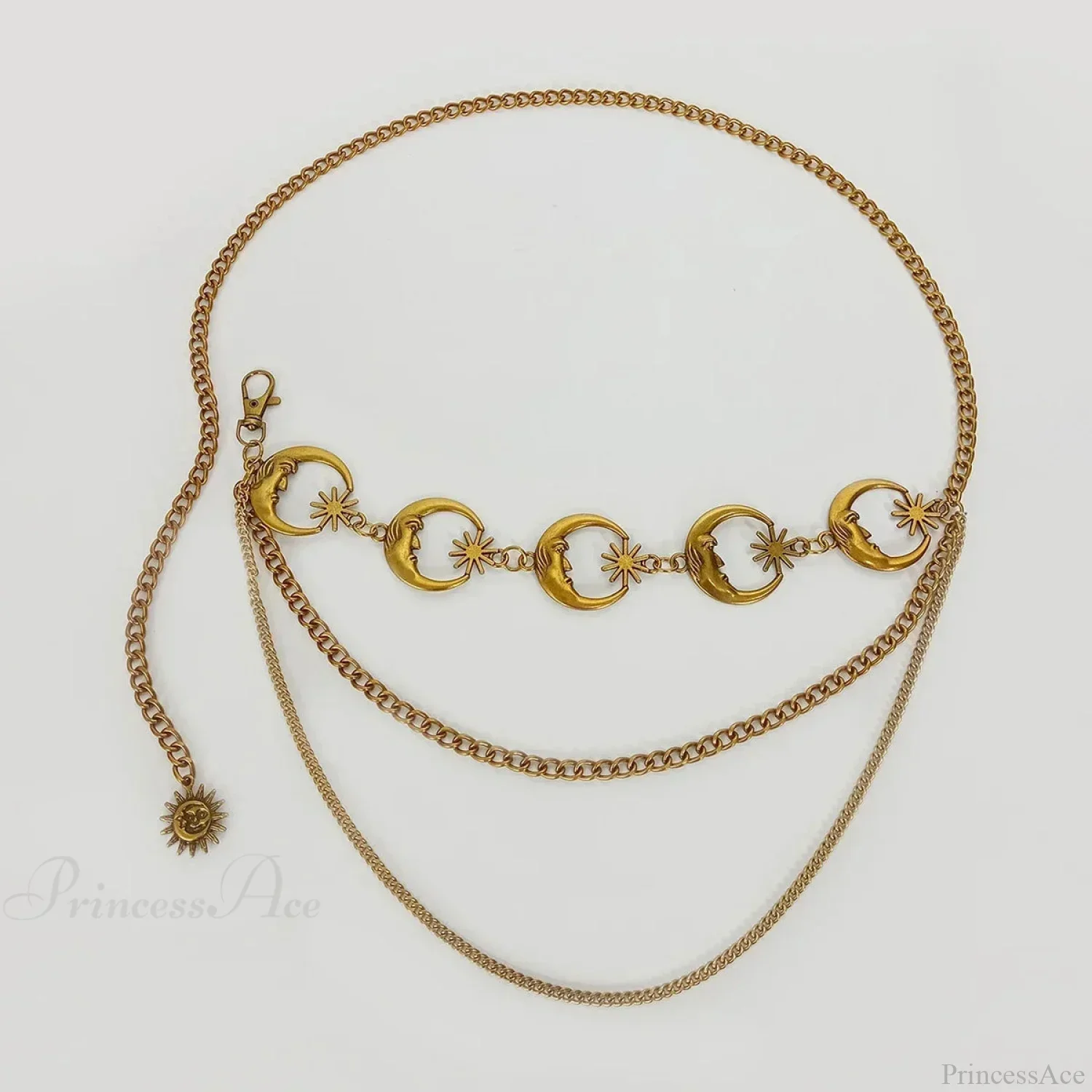 Rebellious Dark Urban Layered Waist Chain Belt - Image 7