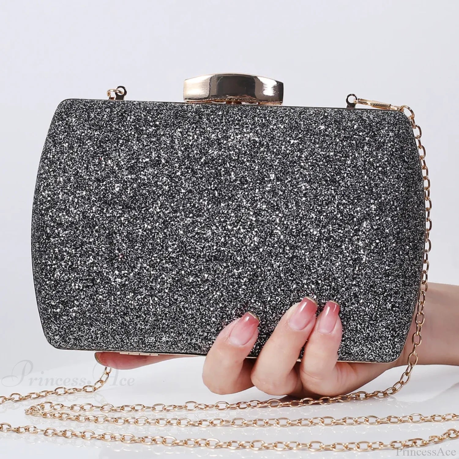 Red Diamond Evening Clutch Wristlet - Image 3