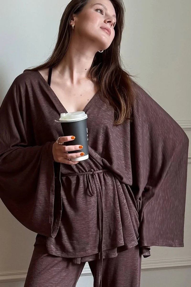 Relaxed Loose Casual Two Piece Set - Image 7