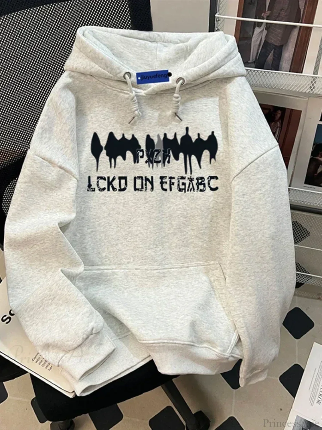 Retro Gothic Graphic Hoodie - Image 4