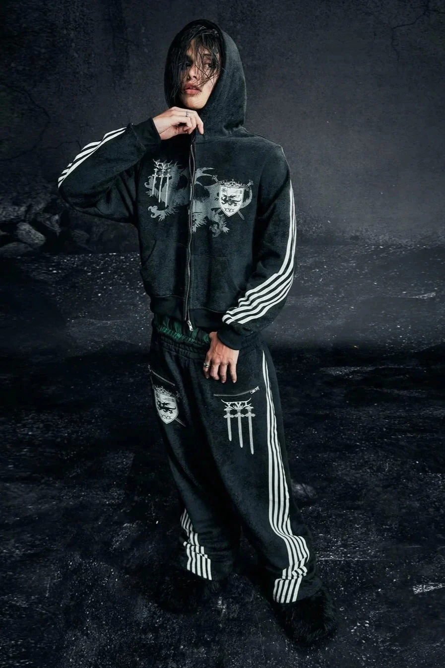 Retro Harajuku Zipper Hoodie - Image 4