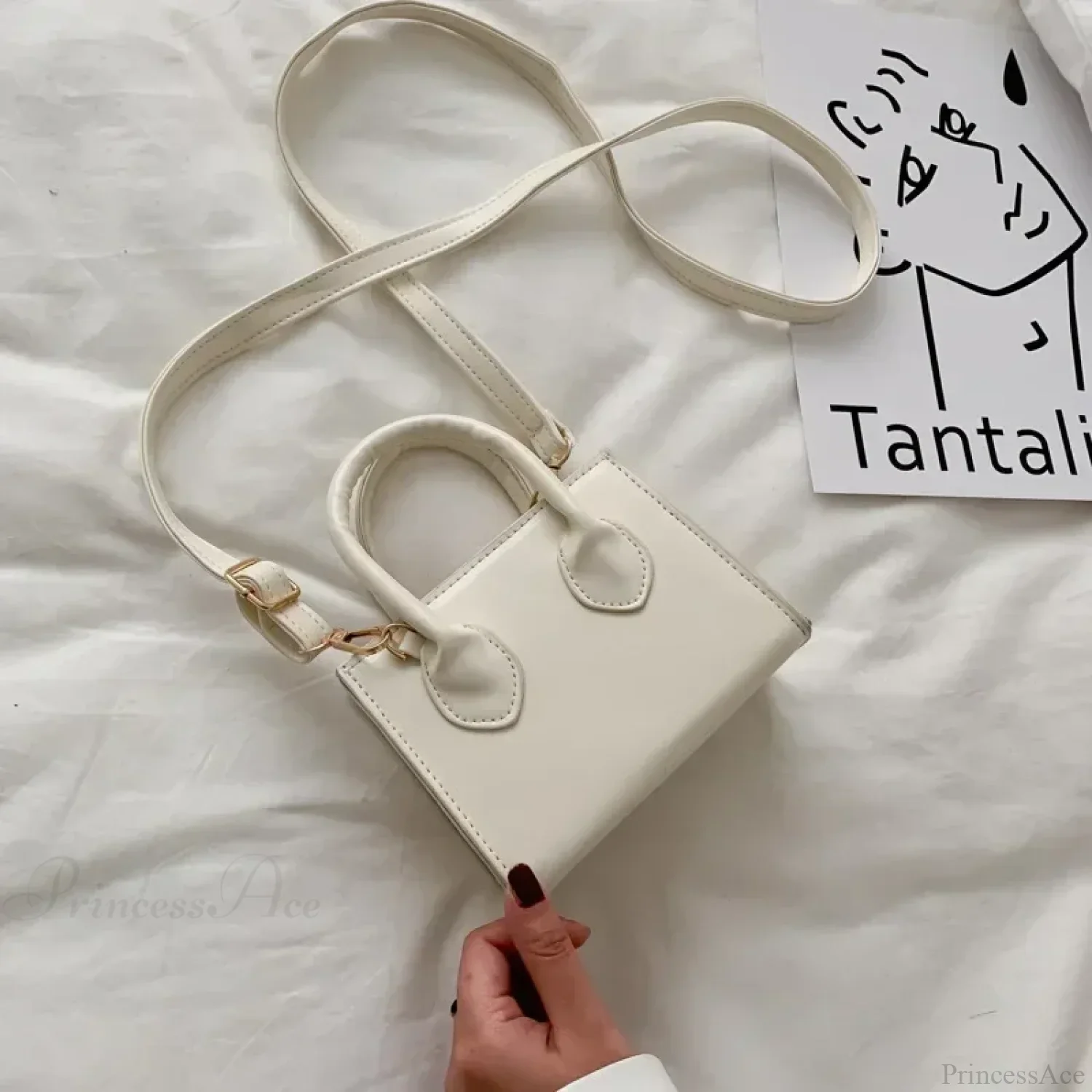 Retro Mini Crossbody Square Handbag Women’s Shoulder Bag - Image 10
