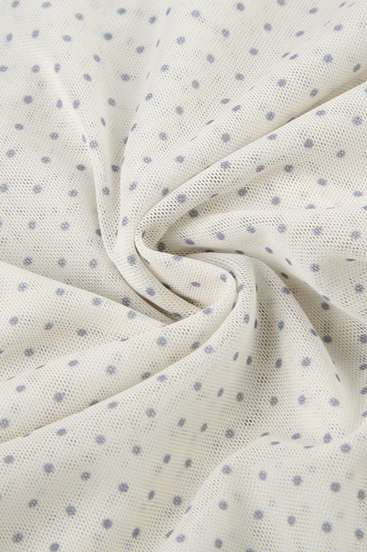 Retro Polka Dot Tie Mini Skirt - Image 7