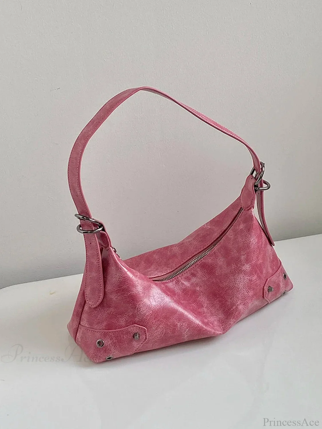 Retro PU Leather Y2K Shoulder Bag - Image 8